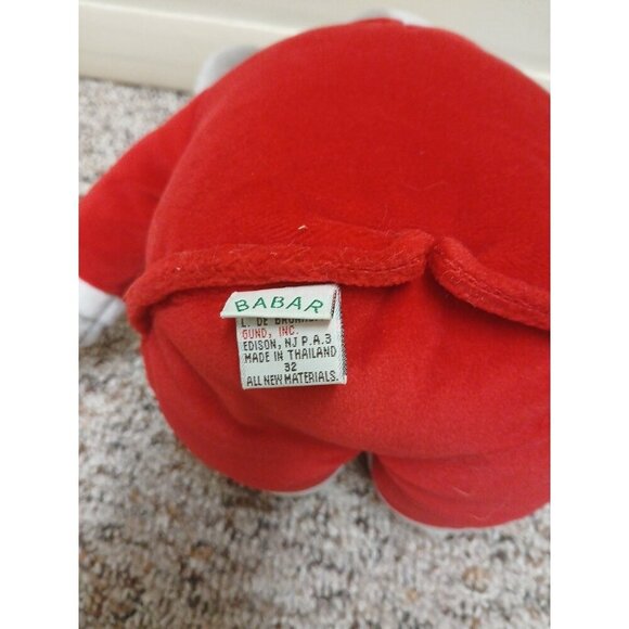 Babar The Elephant King GUND 1988-1991 Brunhoff Nelvana Ross 15" - Picture 3 of 4